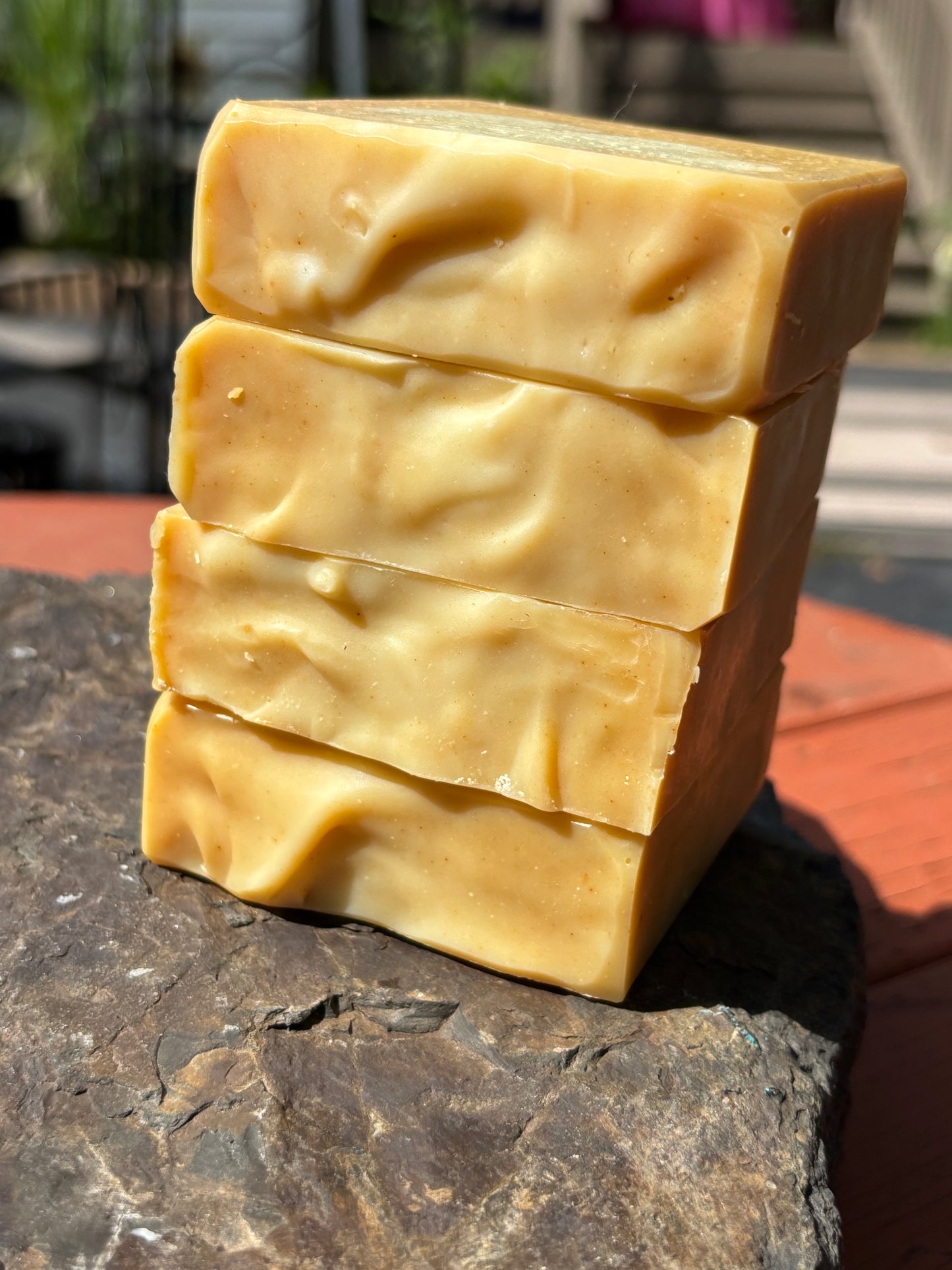 100% Natural Grass Fed & Finished BeefTallow Honey, Turmeric and Seamoss Face Soap Bar