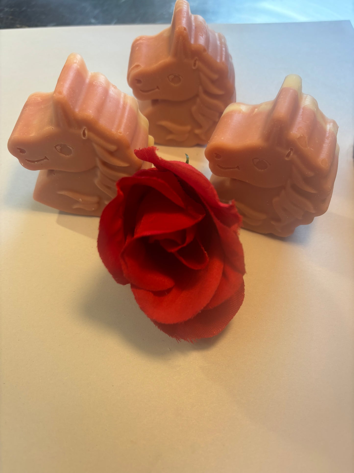 Rose Goatmilk Unicorn Soap