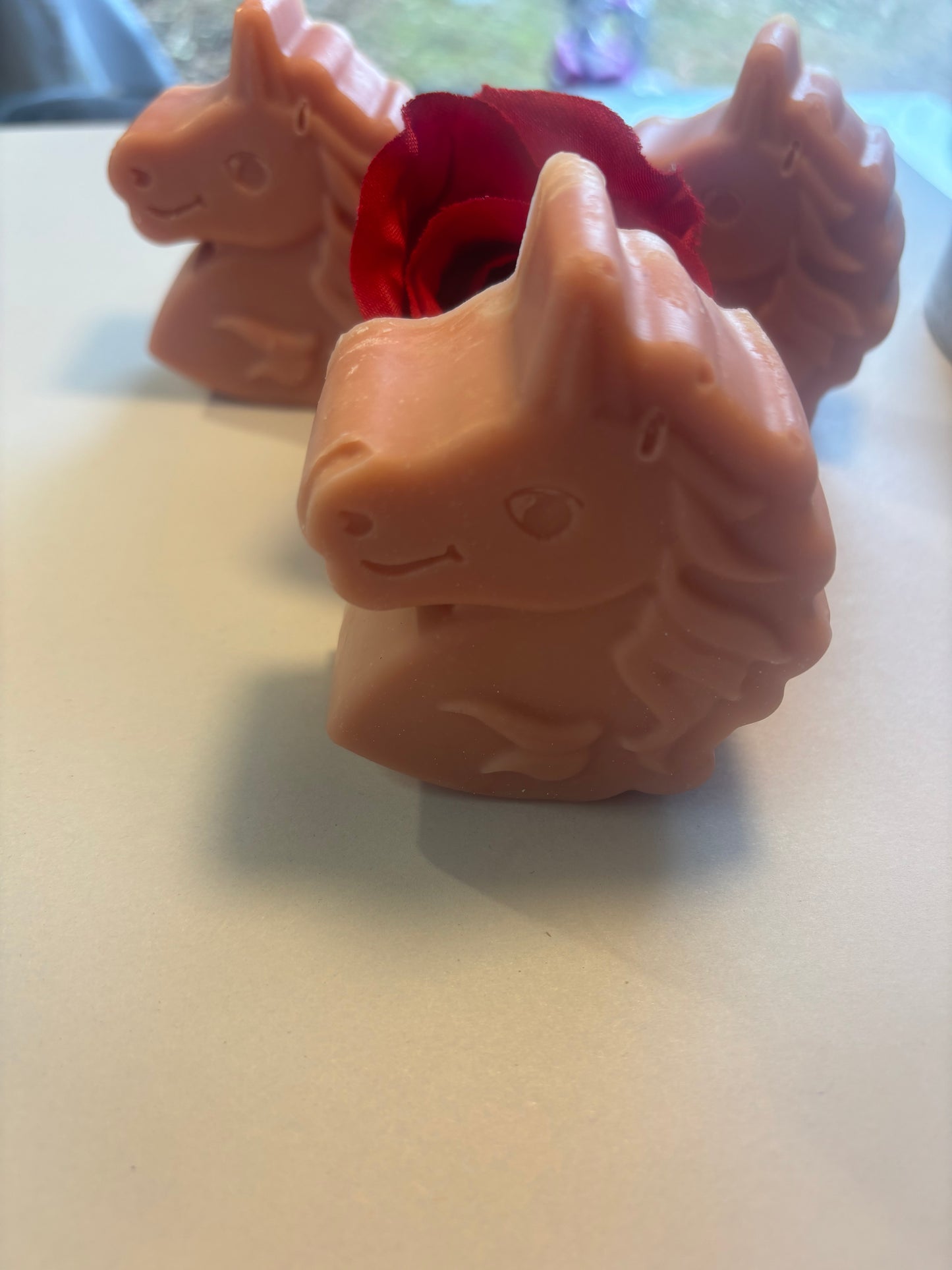 Rose Goatmilk Unicorn Soap