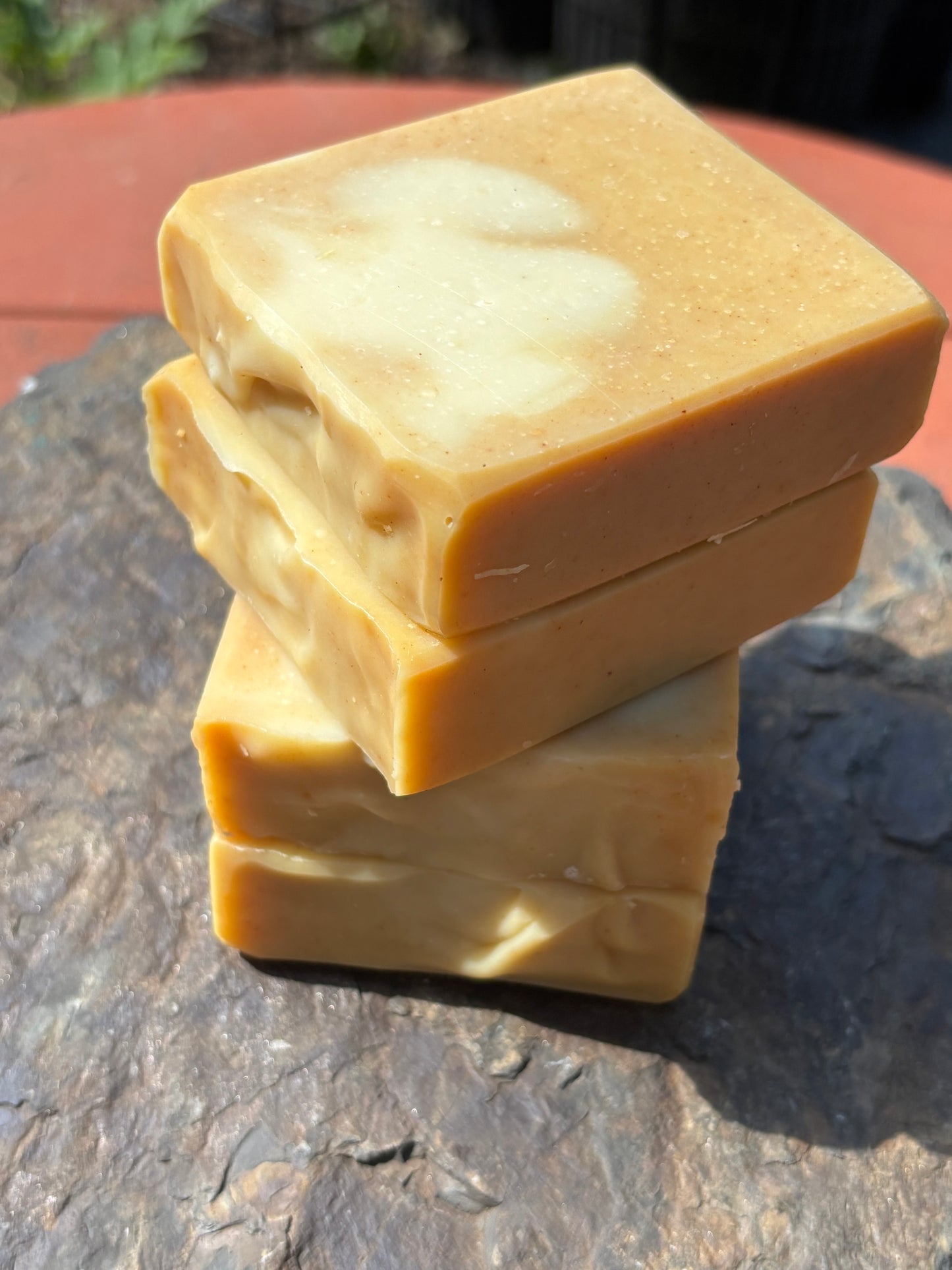 100% Natural Grass Fed & Finished BeefTallow Honey, Turmeric and Seamoss Face Soap Bar