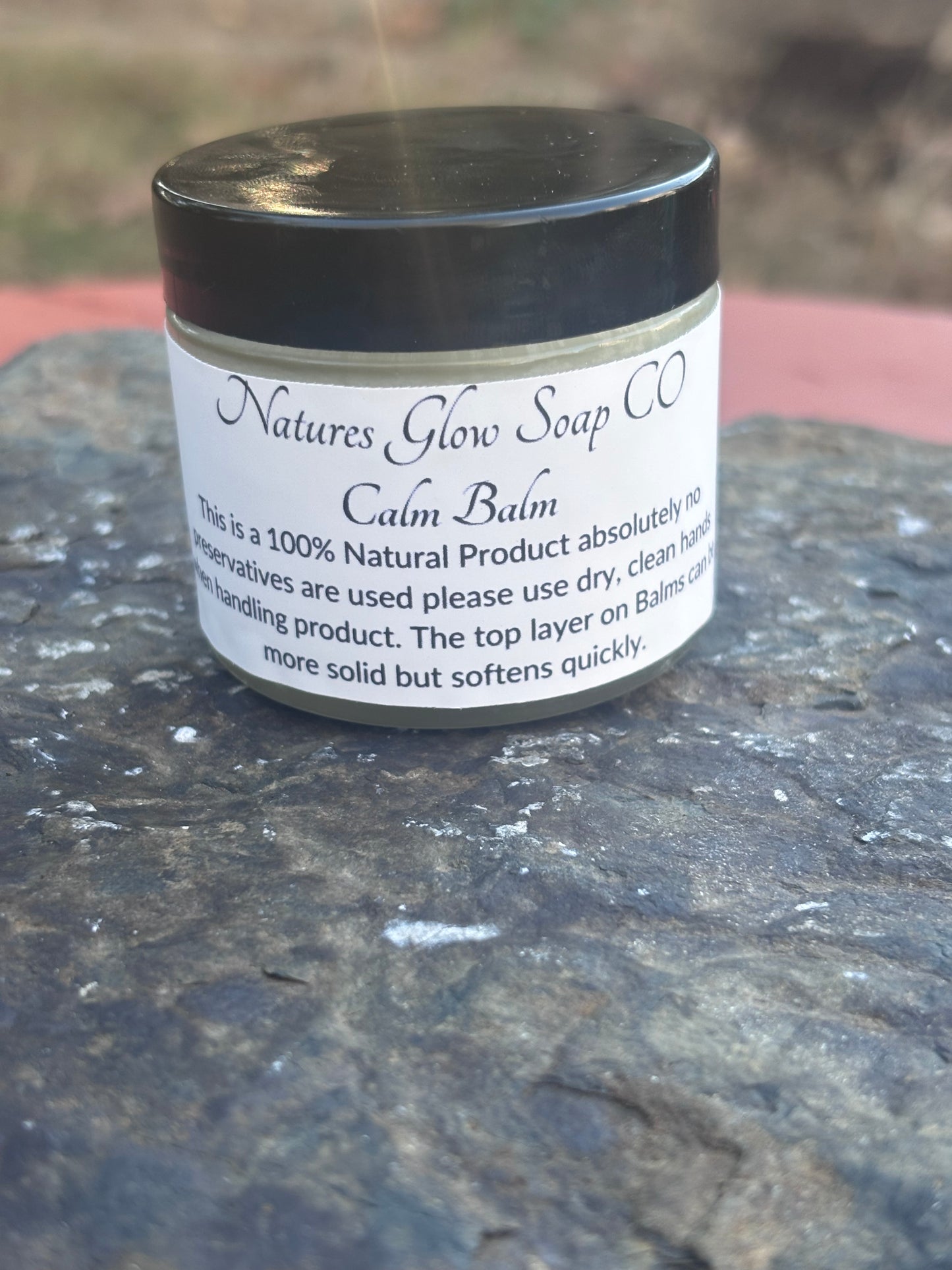 Calm Balm Organic Lavender and Chamomile Herbal Infused Tallow Balm