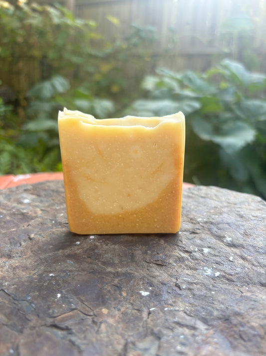 100% Natural Grass Fed & Finished BeefTallow Honey, Turmeric and Seamoss Face Soap Bar