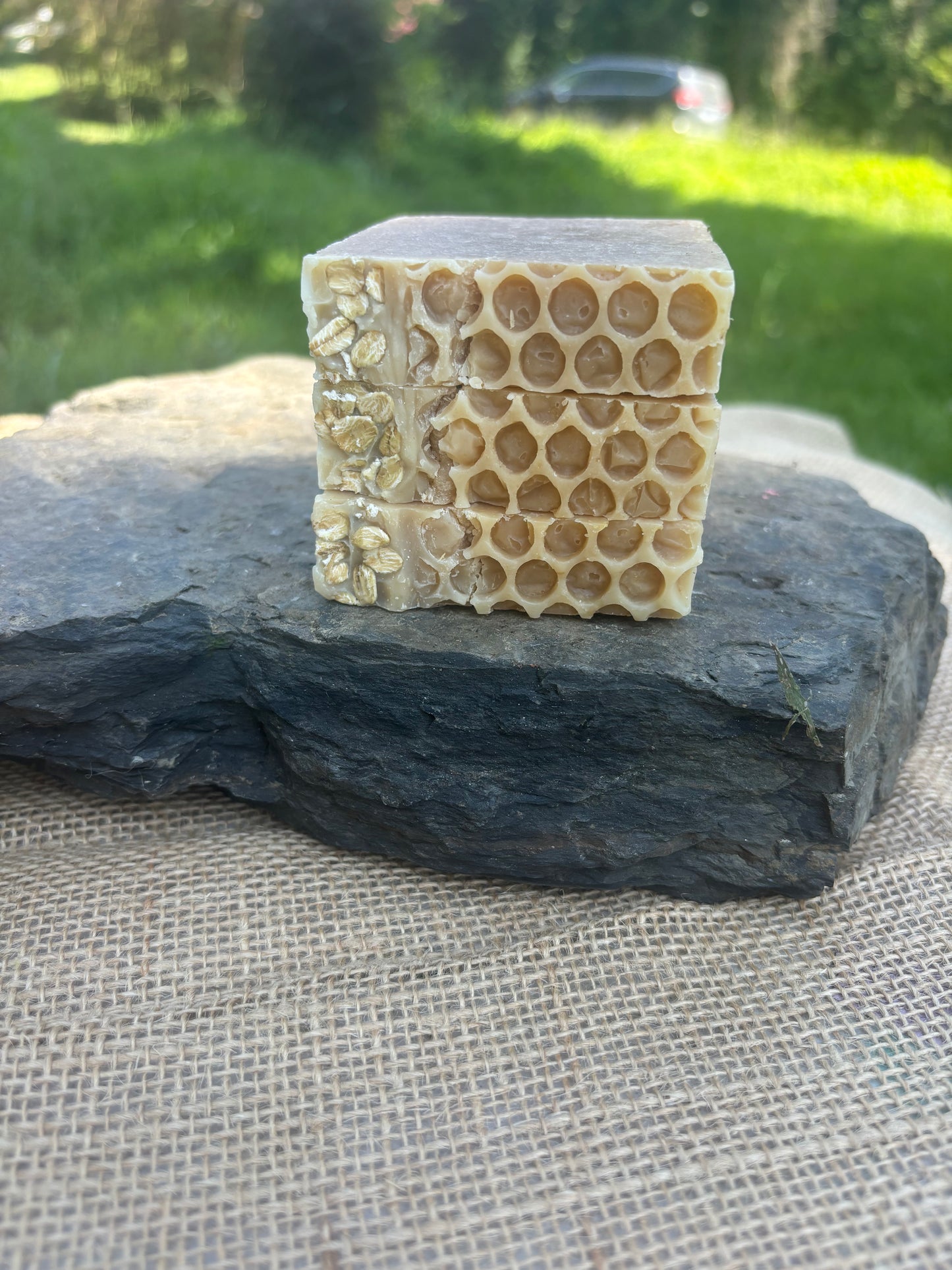 Oats, Oat Milk & Honey for sensitive skin. Vegan bar soap.