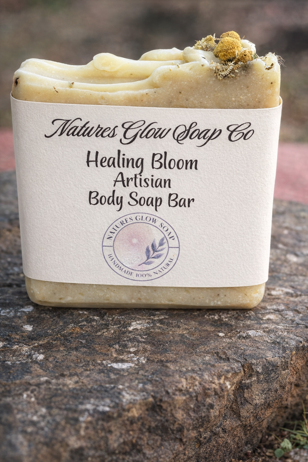 Calendula and Chamomile infused skin soothing body bar