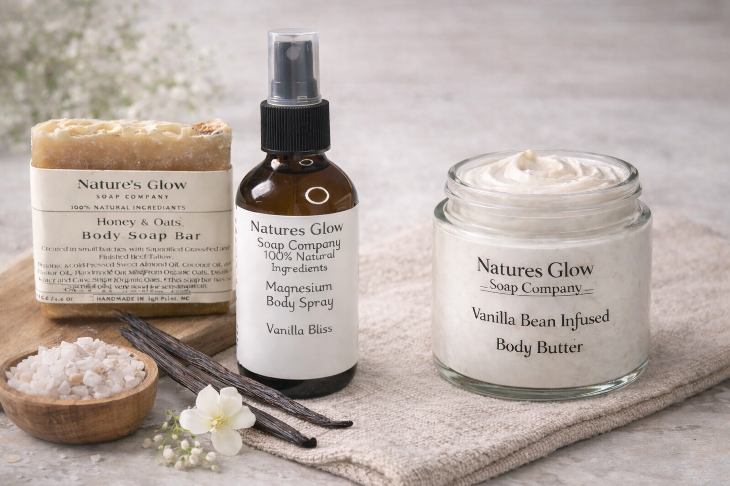 Luxurious Natural Body-Care Bundle