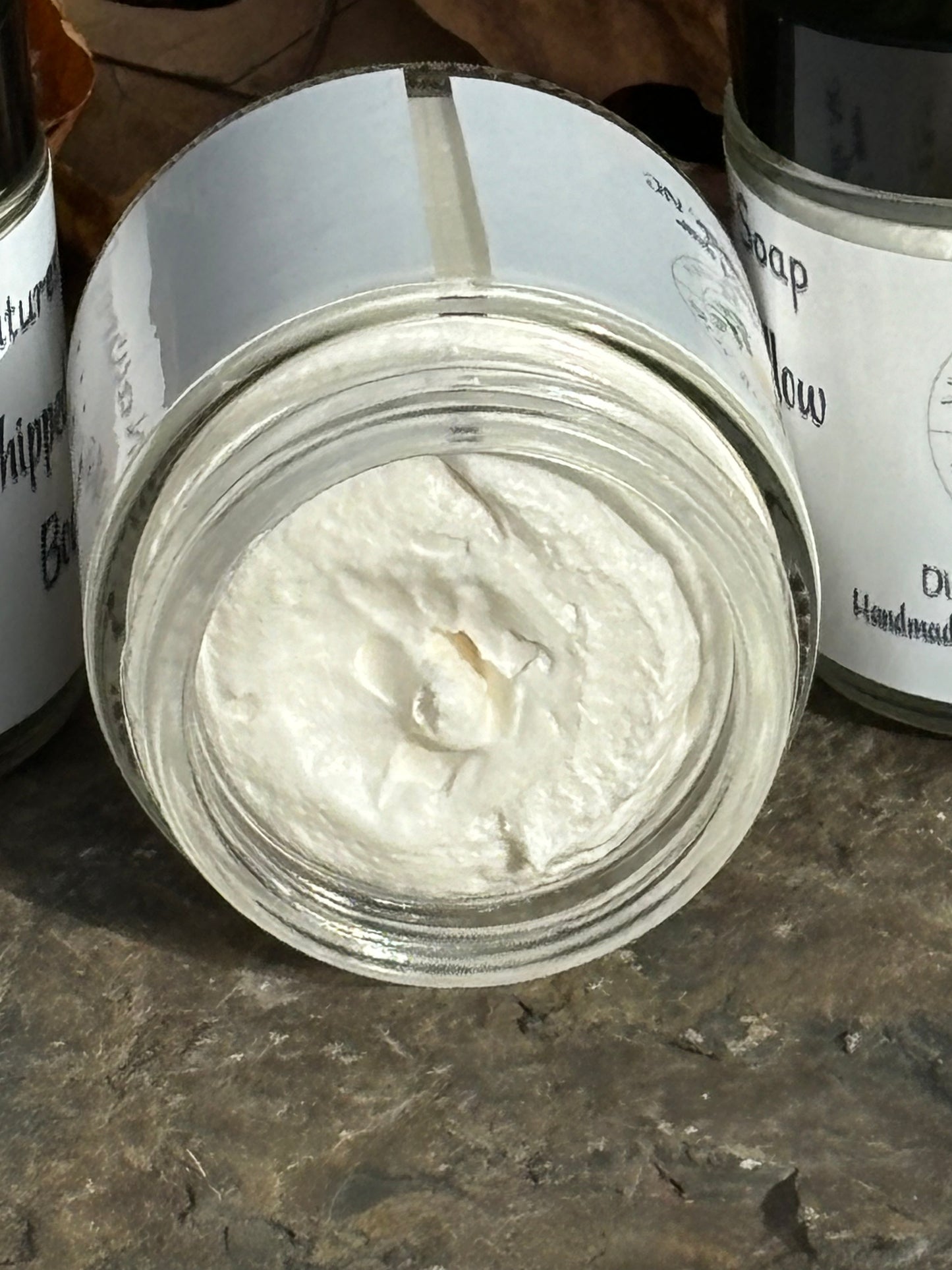 100% Natural  Organic Vanilla Bean Infused Grass Fed &Finished Beef Tallow Whipped Body Butter