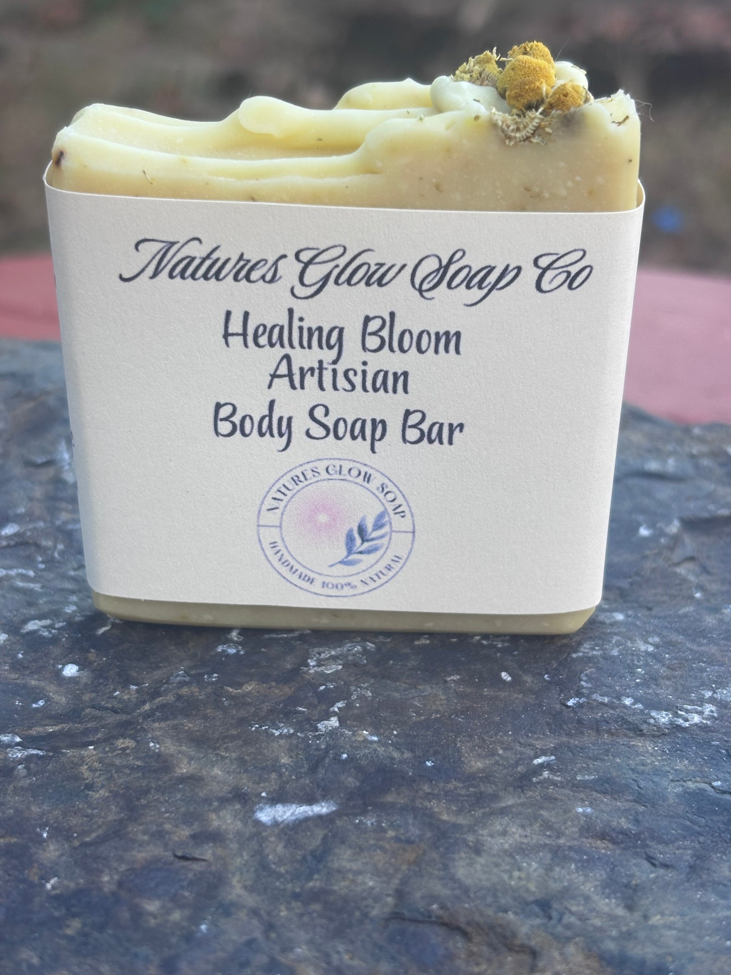 Calendula and Chamomile infused skin soothing body bar